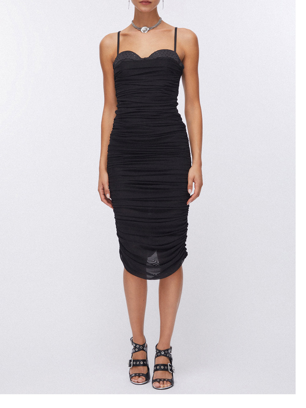 Vestito Midi Liu Jo Bustino da Donna - Nero