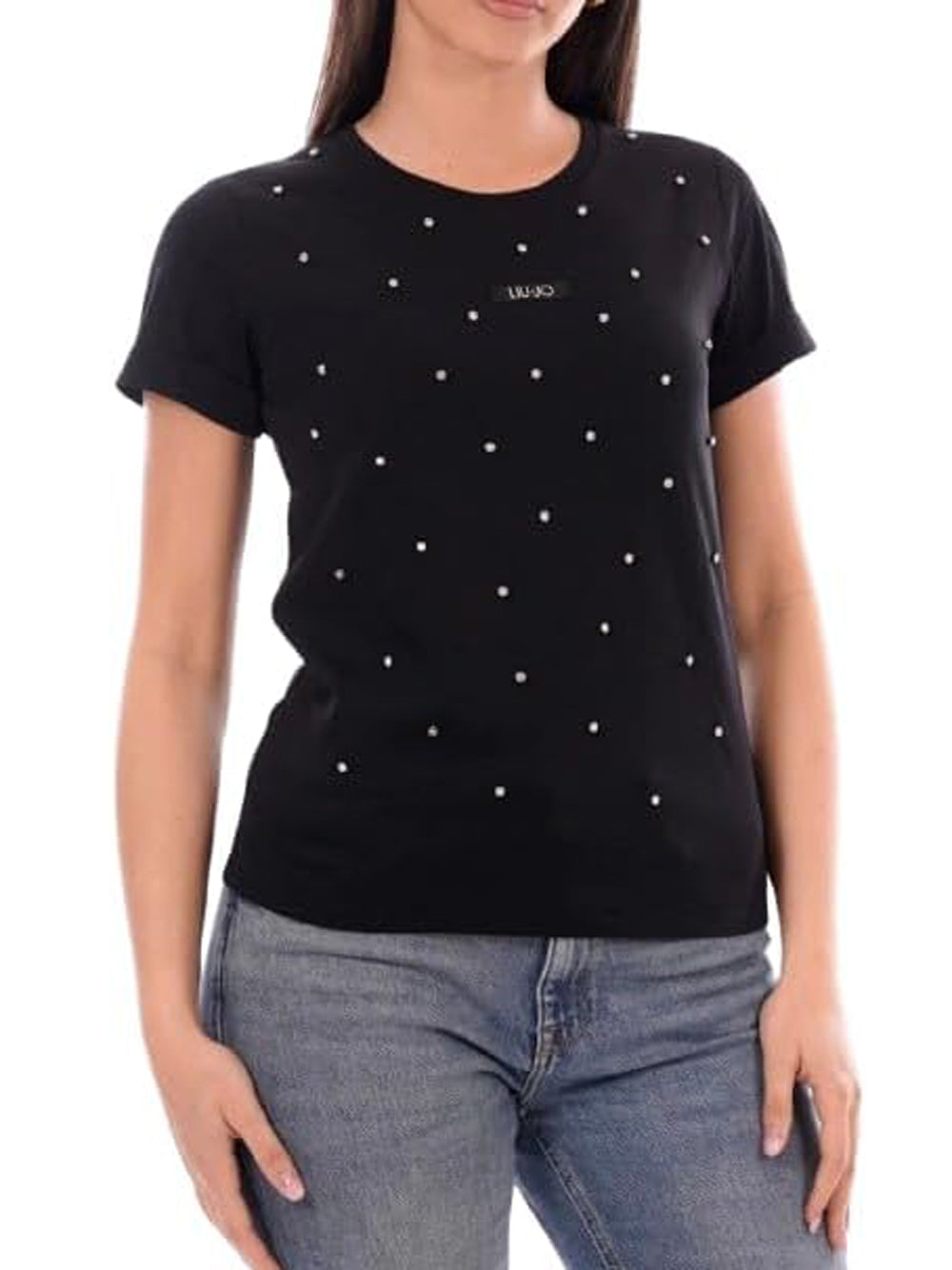 Liu Jo Liu Jo T-shirt Donna Mod. TA6157 JS923 W9414 Nero
