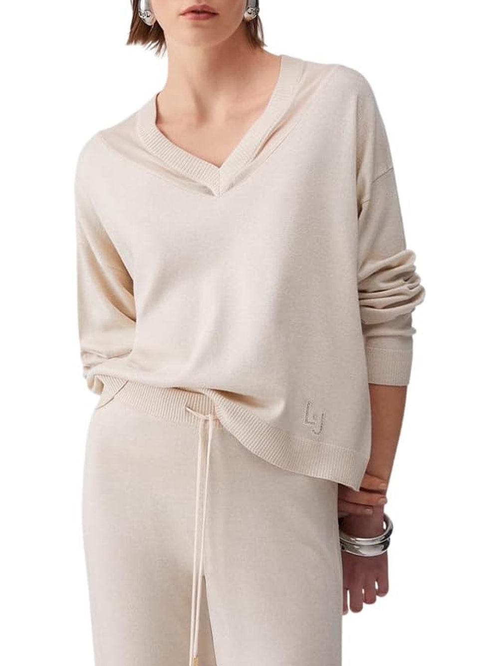 Liu Jo Liu Jo Maglia Donna Mod. TA6244 MS49I A4378 Panna Avorio