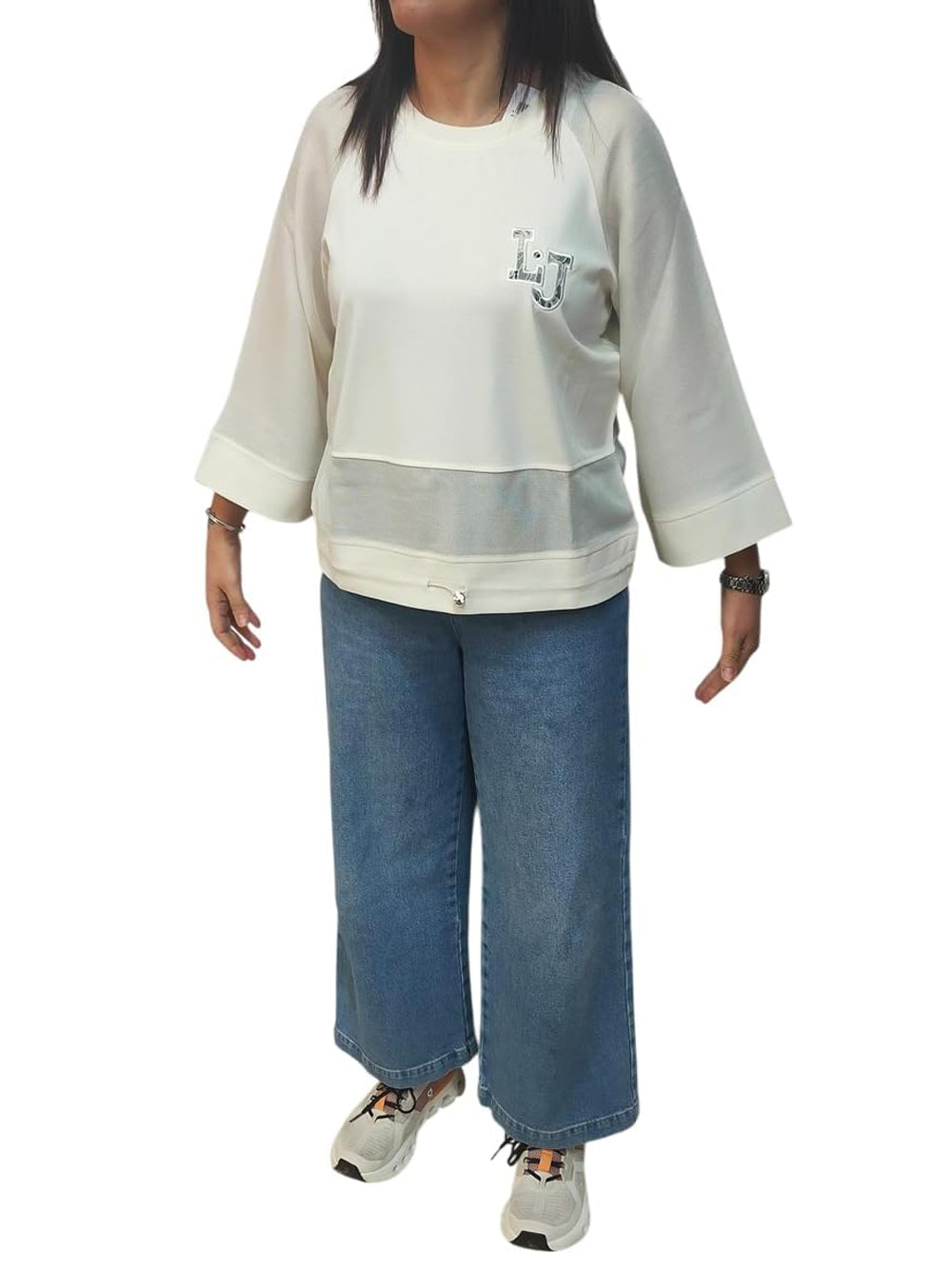 Liu Jo Liu Jo Felpa Donna Mod. TA6281 J3855 10105 Panna Avorio