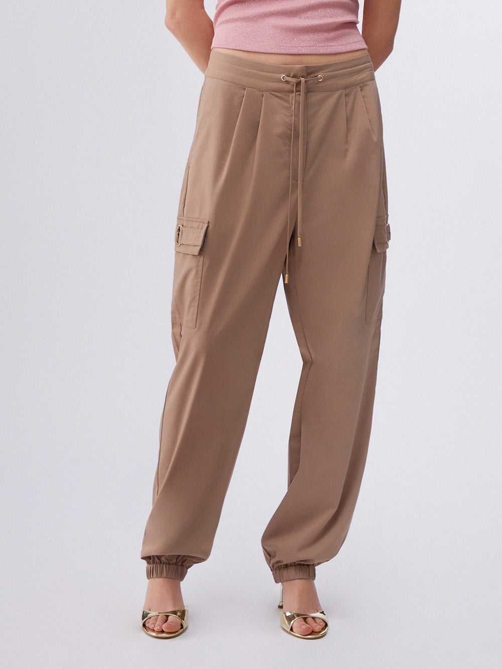 Pantalone Cargo Liu Jo da Donna - Marrone