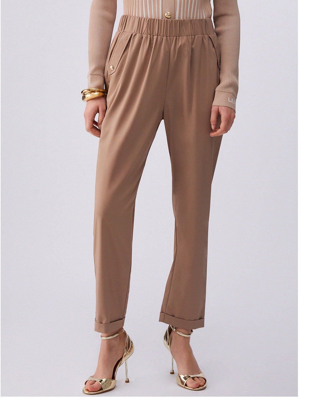 Pantalone Slim Liu Jo da Donna - Marrone