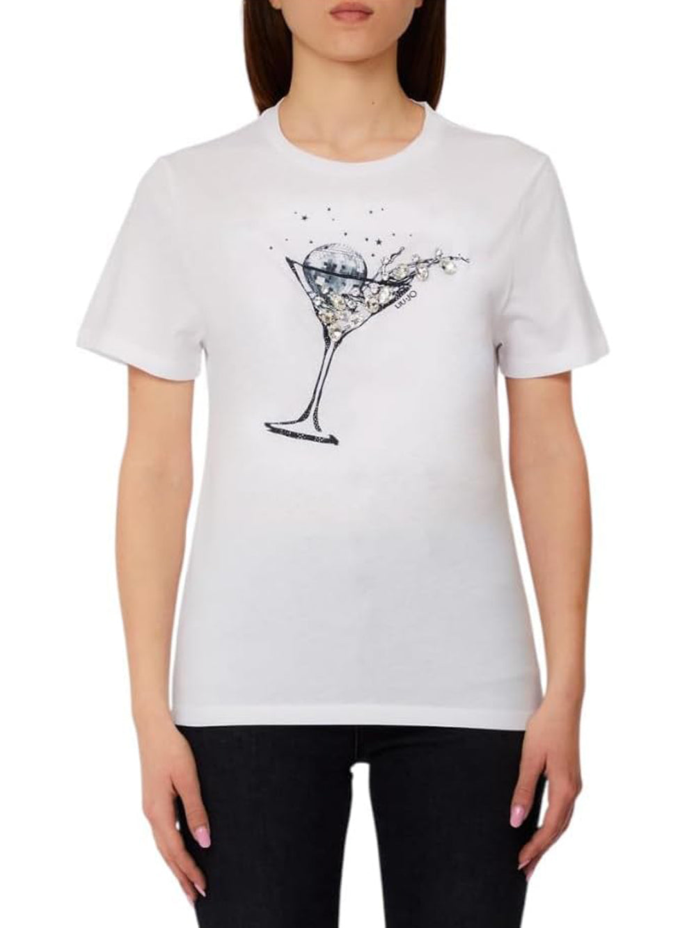 Liu Jo Liu Jo white T-shirt Donna Mod. WA6237 JS923 P9332 Bianco