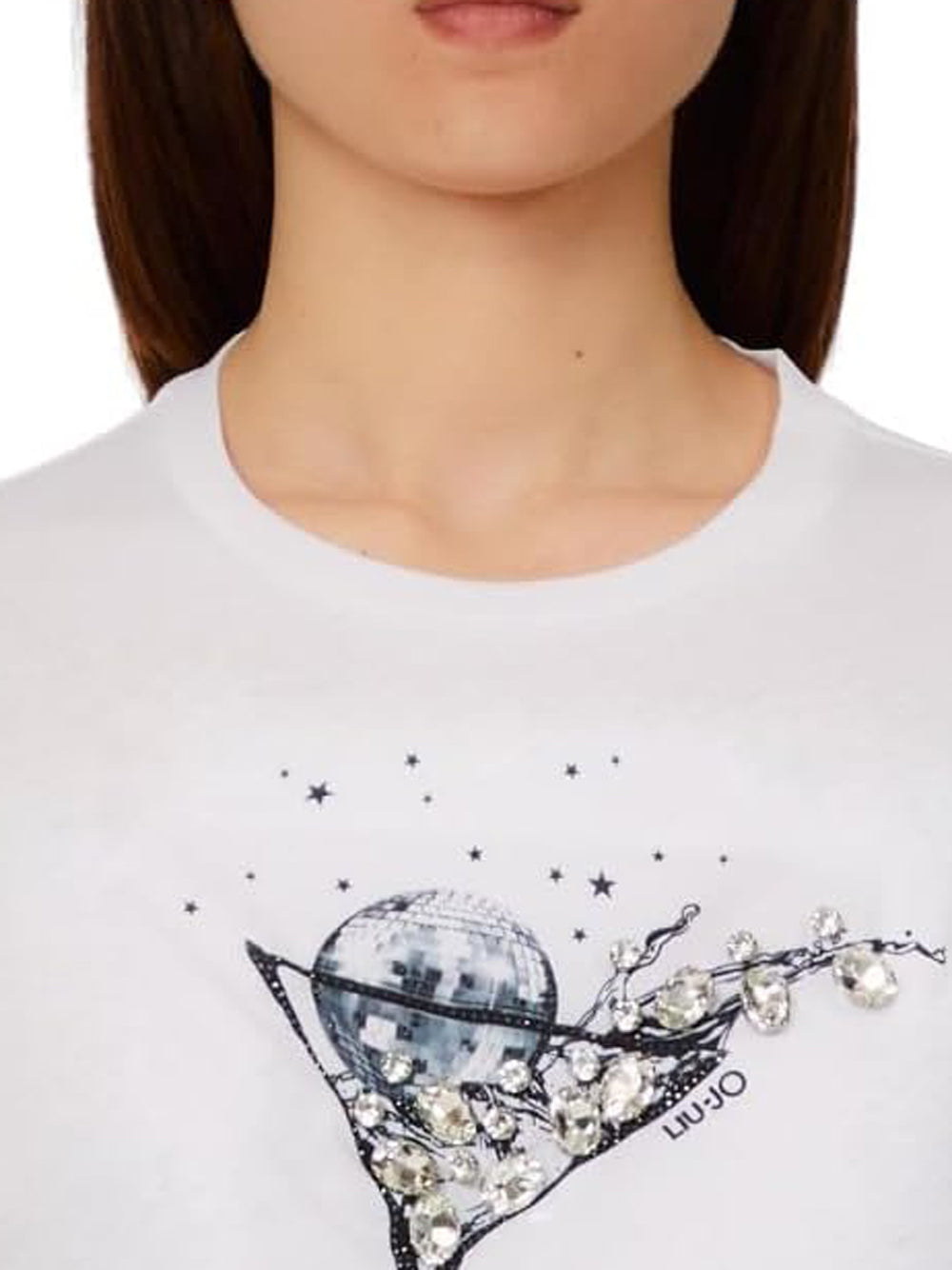 Liu Jo Liu Jo white T-shirt Donna Mod. WA6237 JS923 P9332 Bianco