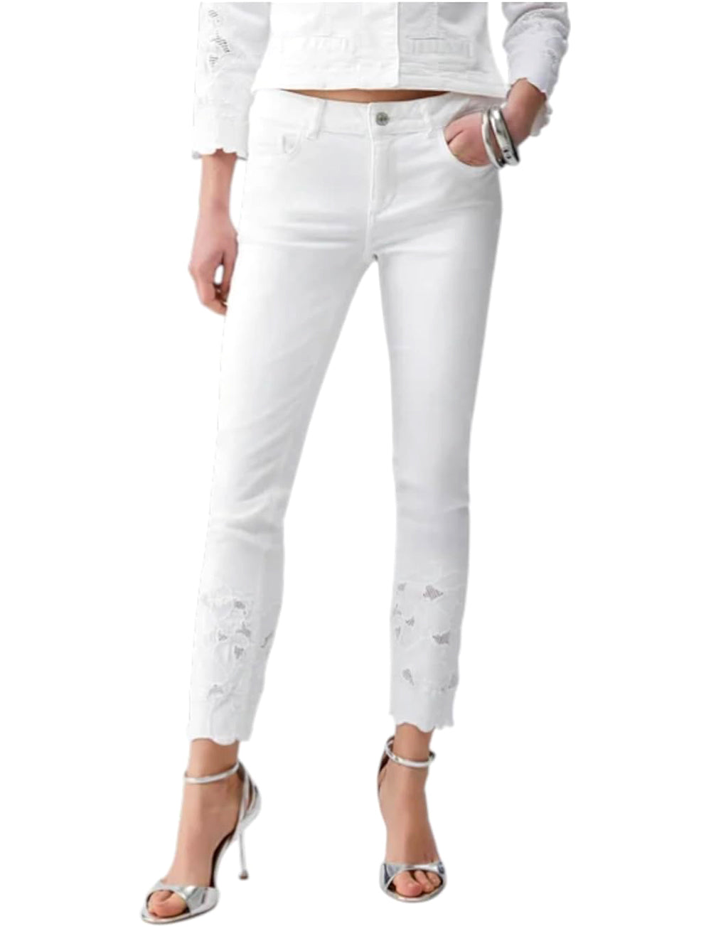 Liu Jo Liu Jo white Pantalone Donna Mod. WA6260 T367A P9255 Bianco