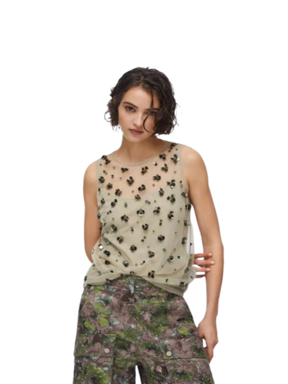 Liu Jo Liu Jo white Canotta Donna Mod. WA6310 J3860 P9240 Verde