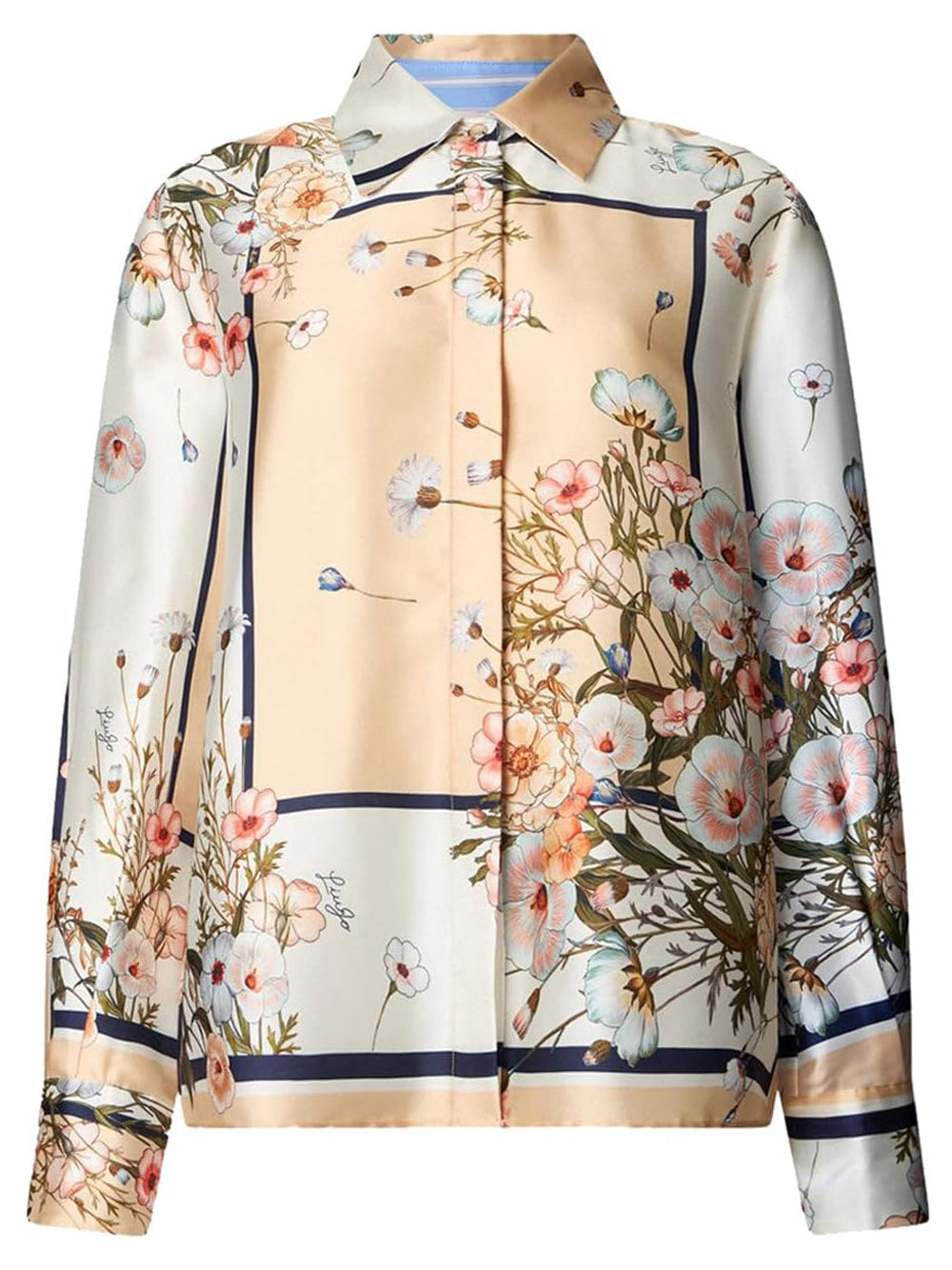 Liu Jo Liu Jo white Camicia Manica Lunga Donna Mod. WA6357 T2555 P9547 Fantasia Multicolore