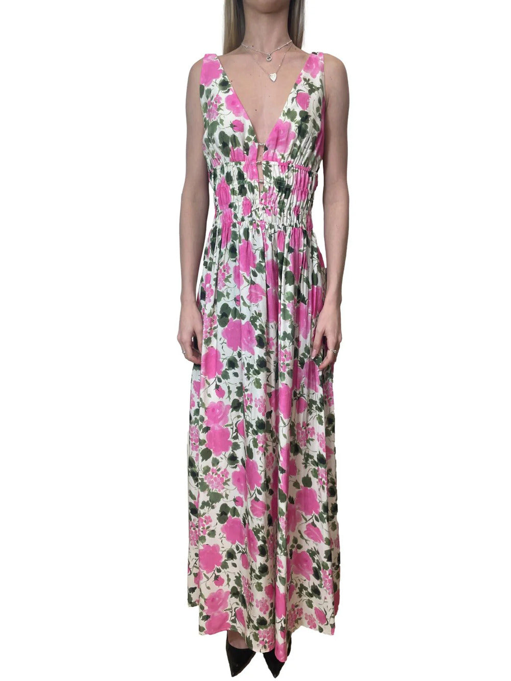 Liu Jo Liu Jo white Abito Donna Mod. WA6405 T434A P9382 Fantasia Multicolore