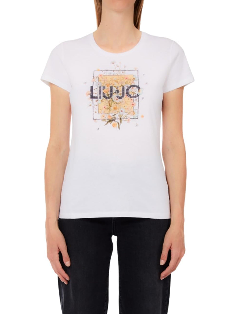 Liu Jo Liu Jo white T-shirt Donna Mod. WA6493 JS923 P9604 Bianco
