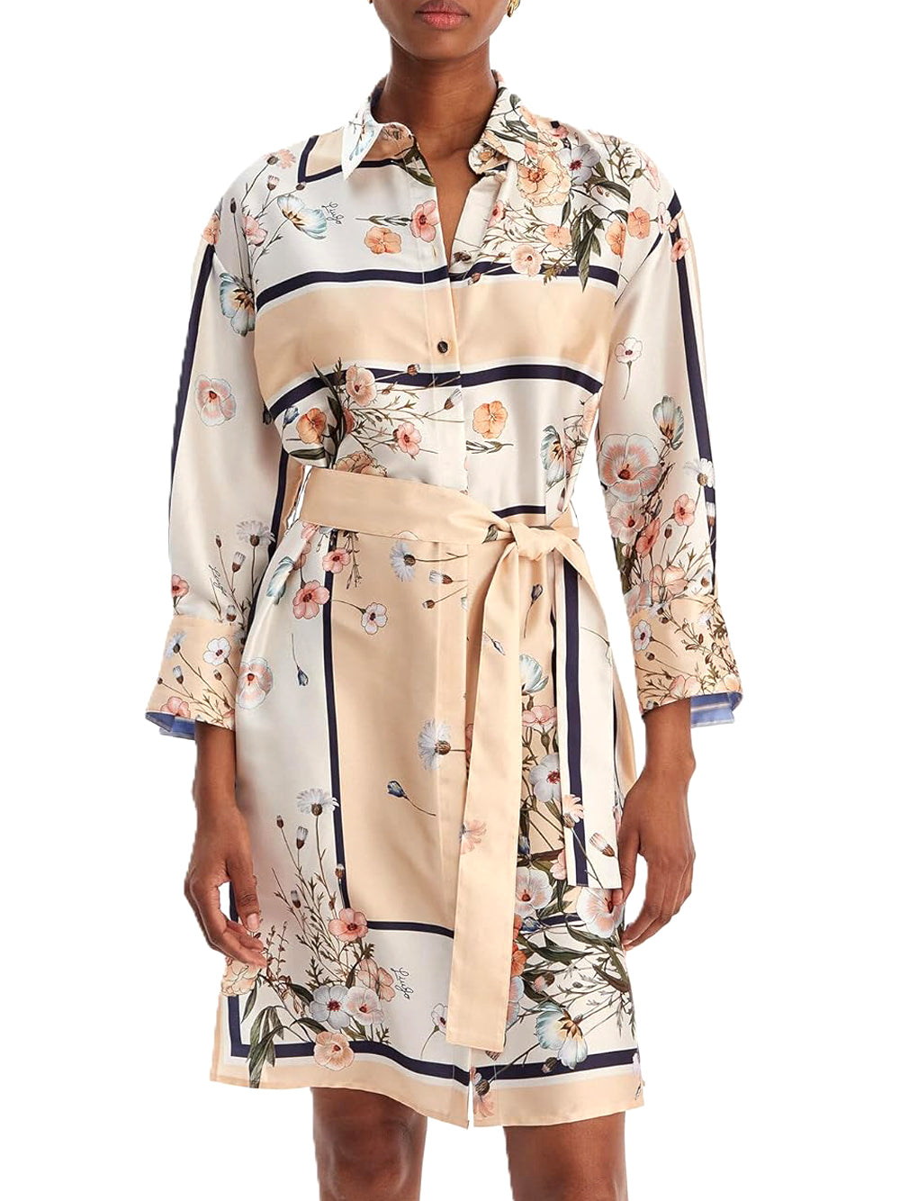 Liu Jo Liu Jo white Abito Donna Mod. WA6507 T2555 P9547 Fantasia Multicolore