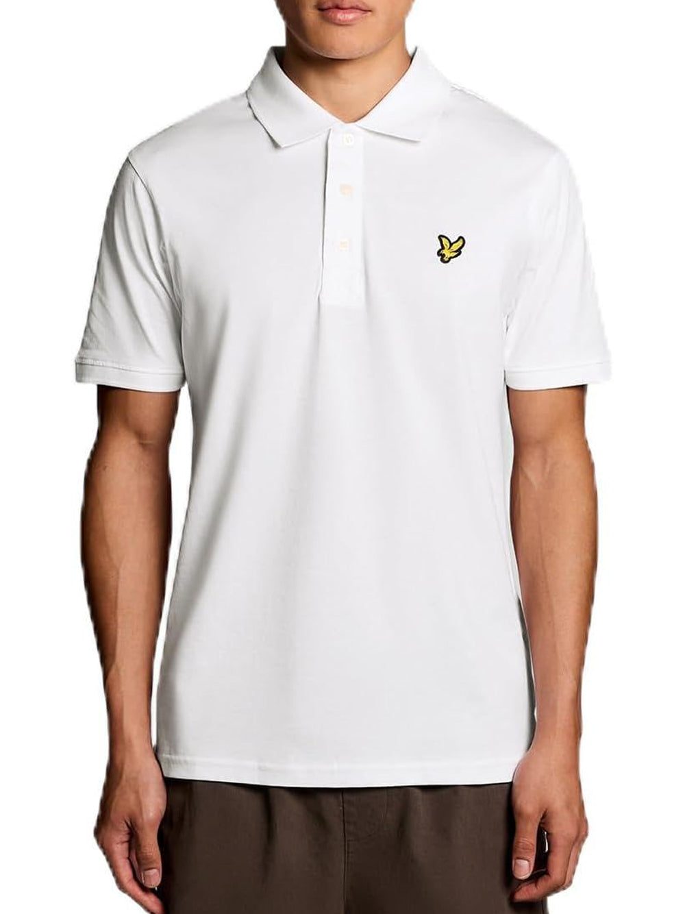 Lyle & Scott Polo Manica corta Uomo Mod. SP1890V JEARSY 626 Bianco