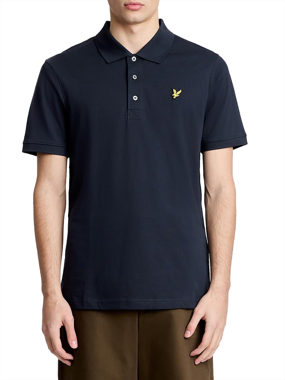 Lyle & Scott Polo Manica corta Uomo Mod. SP1890V JEARSY Z271 Blu