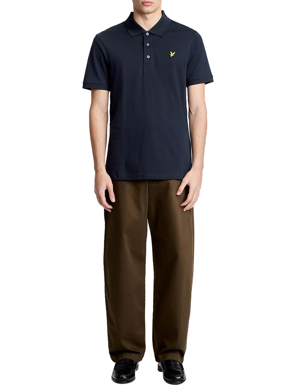 Lyle & Scott Polo Manica corta Uomo Mod. SP1890V JEARSY Z271 Blu