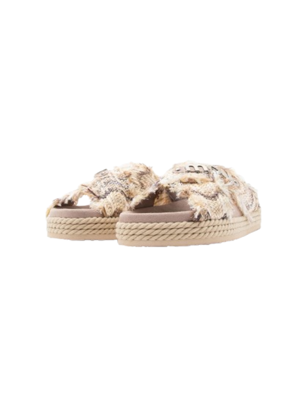 Mou Ciabatta Donna Mod. SW451011K CRISS-CROSS FRTER Beige