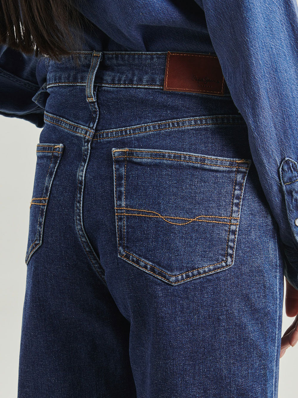 Jeans Straight Pepe Jeans Lexa da Donna - Denim