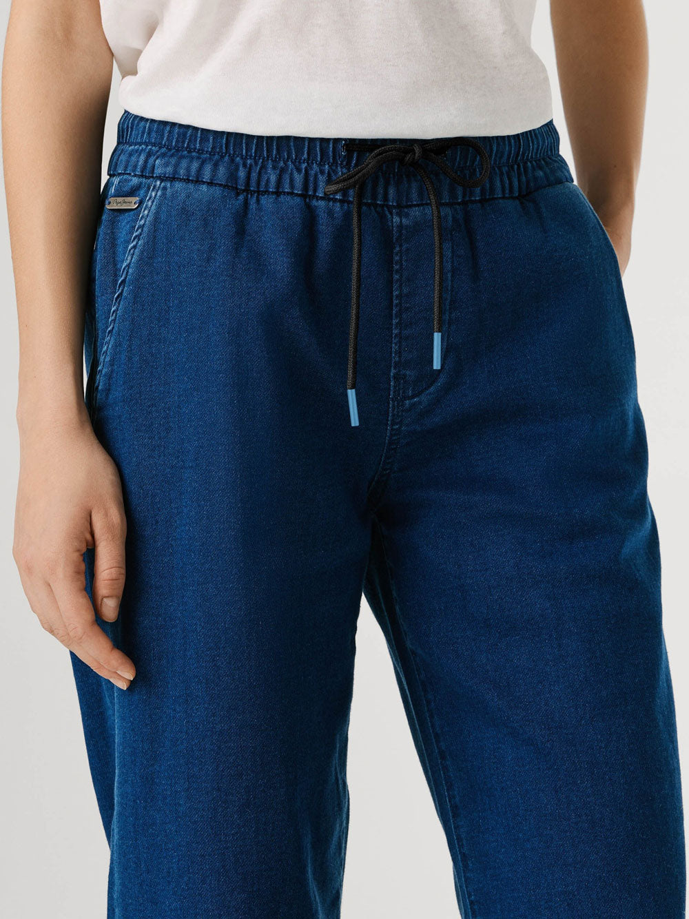 Pantalone Jogger Pepe Jeans Eva da Donna - Denim