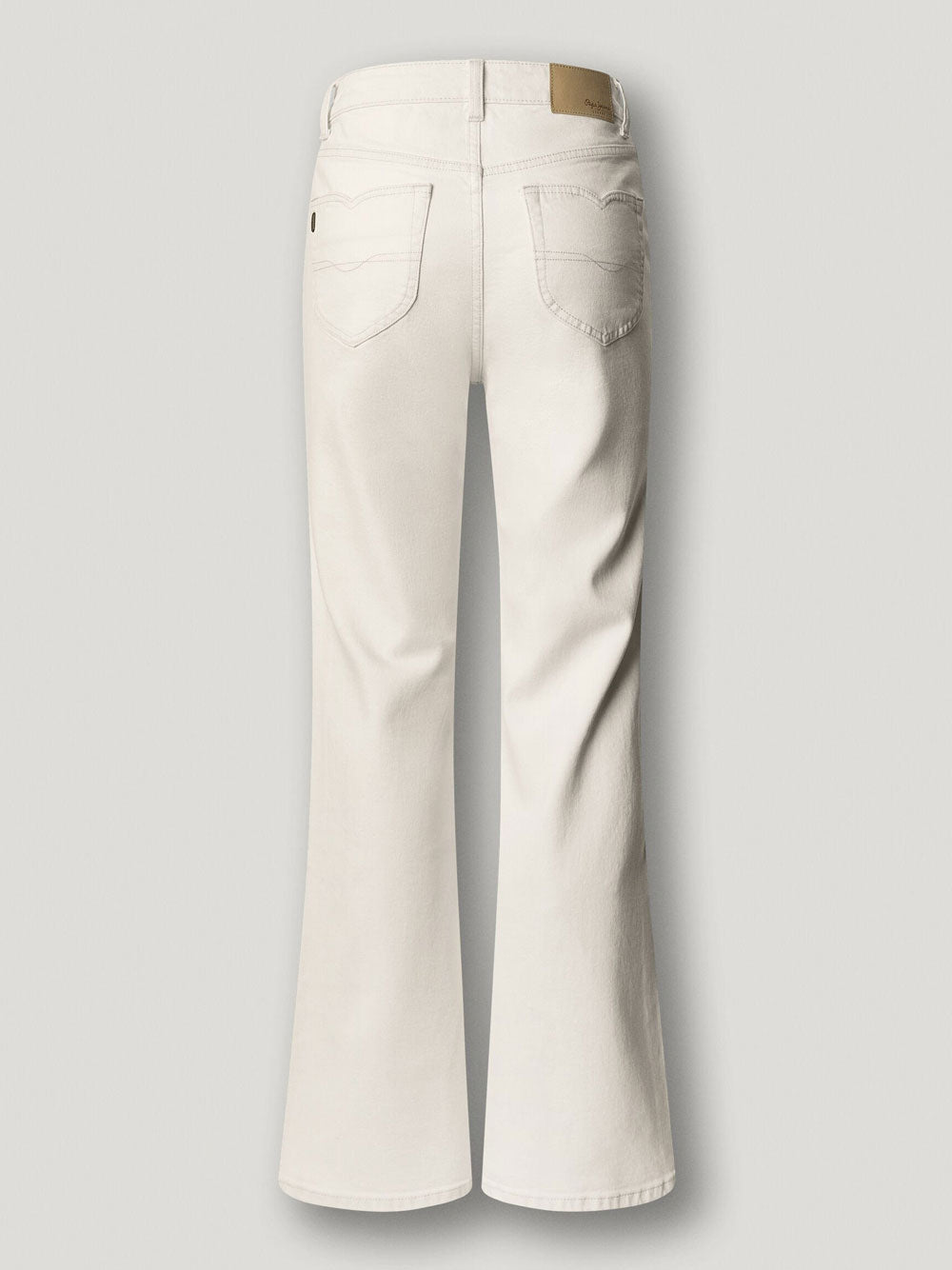 Jeans a Zampa Pepe Jeans Willa da Donna - Bianco