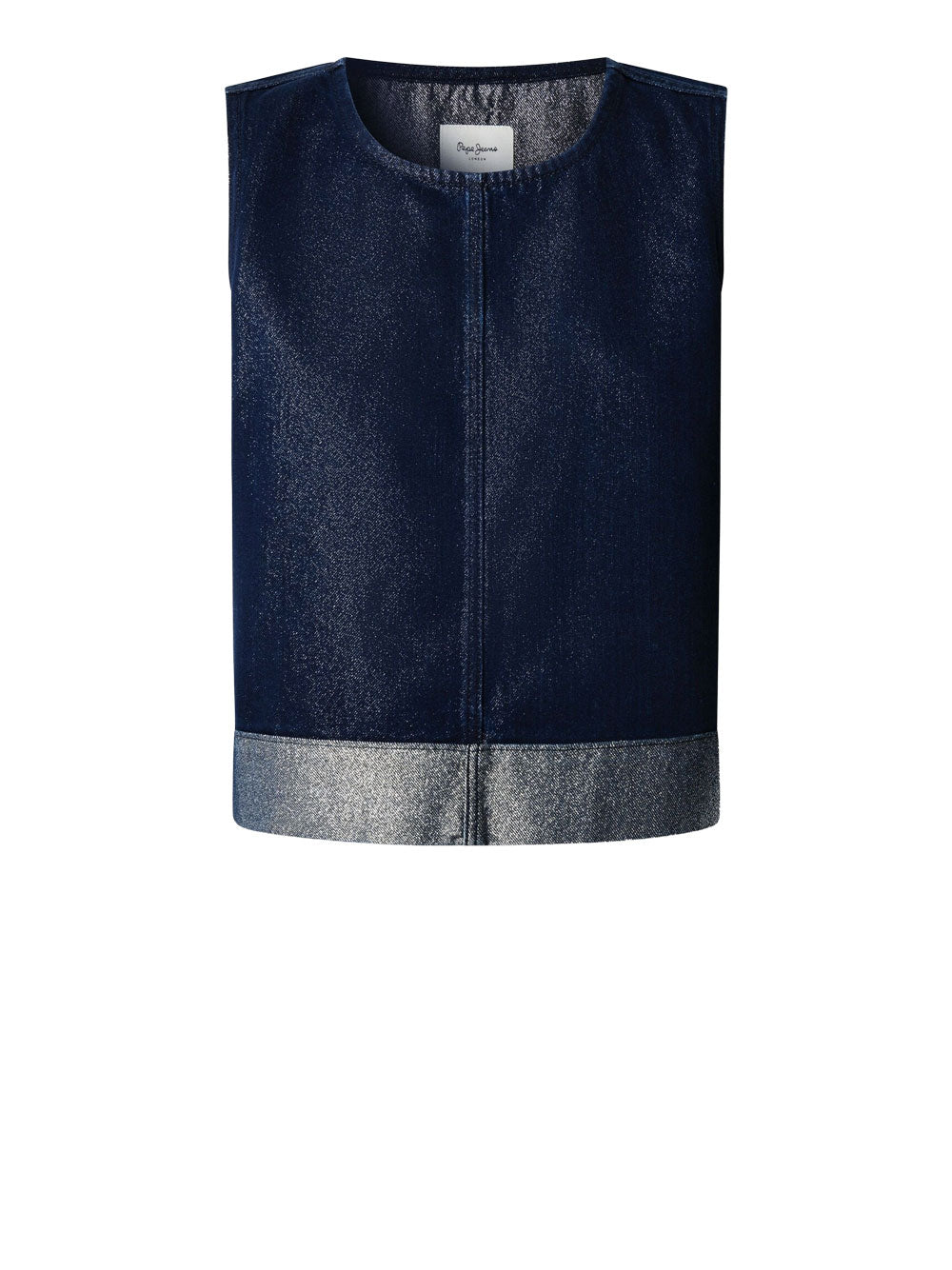 Top Pepe Jeans Bowie Shine da Donna - Denim