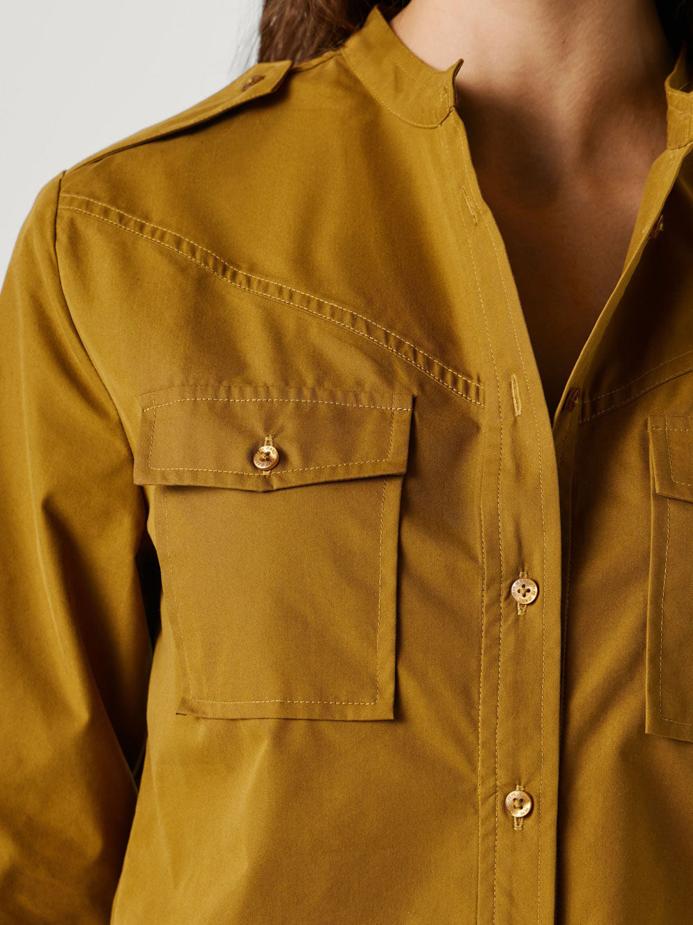 Camicia Casual Pepe Jeans Angy da Donna - Giallo