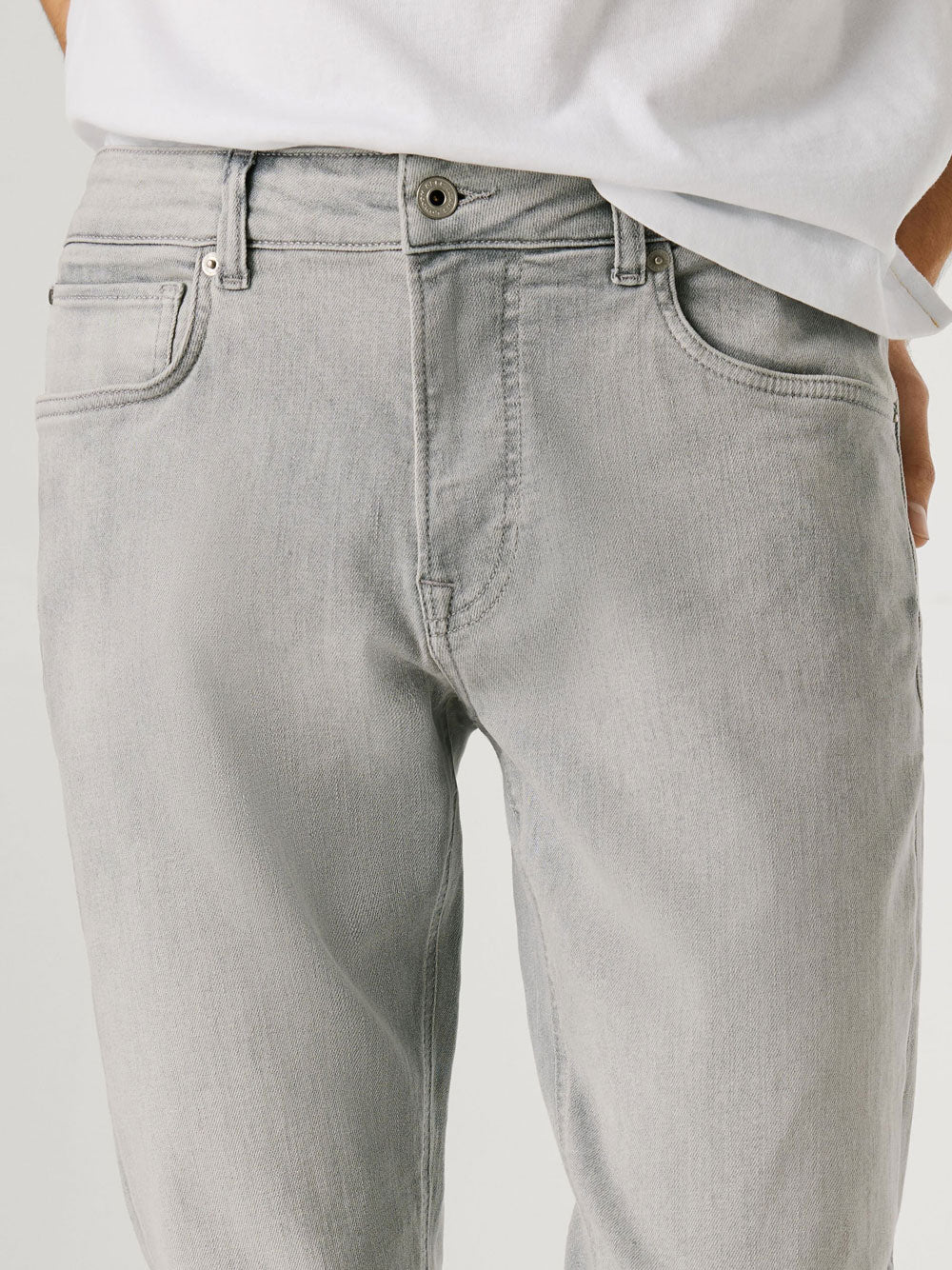 Jeans Slim Pepe Jeans Tapered Stanley da Uomo - Grigio