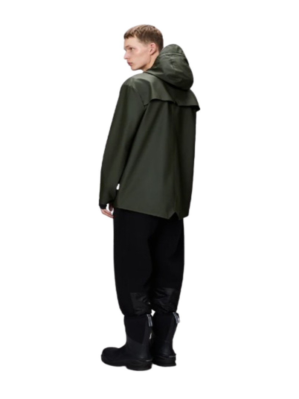 Rains Impermeabile Unisex Mod. 12010 JACKET W3 03 Green Verde