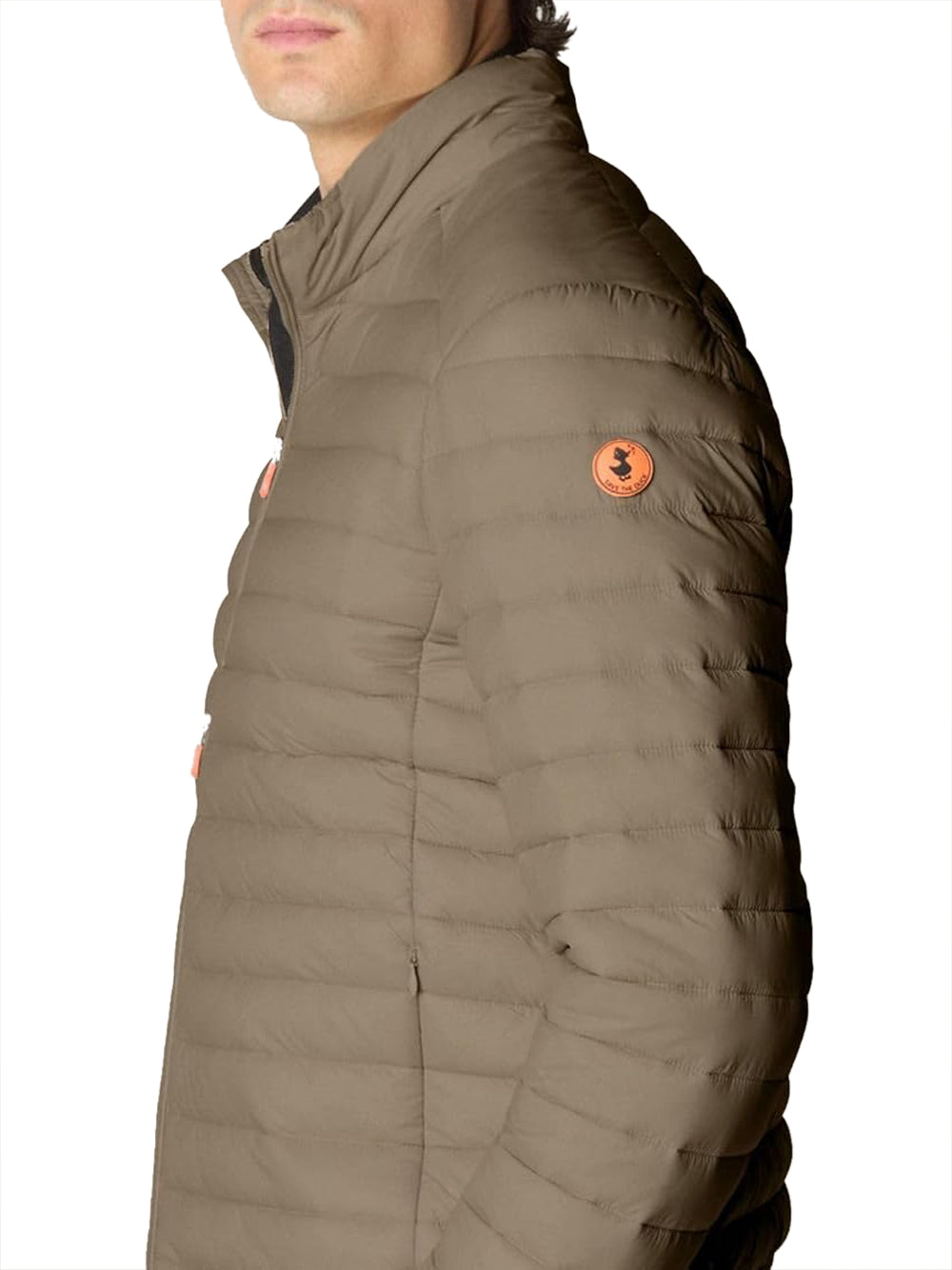 Save The Duck Giubbotto corto Uomo Mod. D32430M ALEXSANDER-GIGA 40021 Fango Marrone
