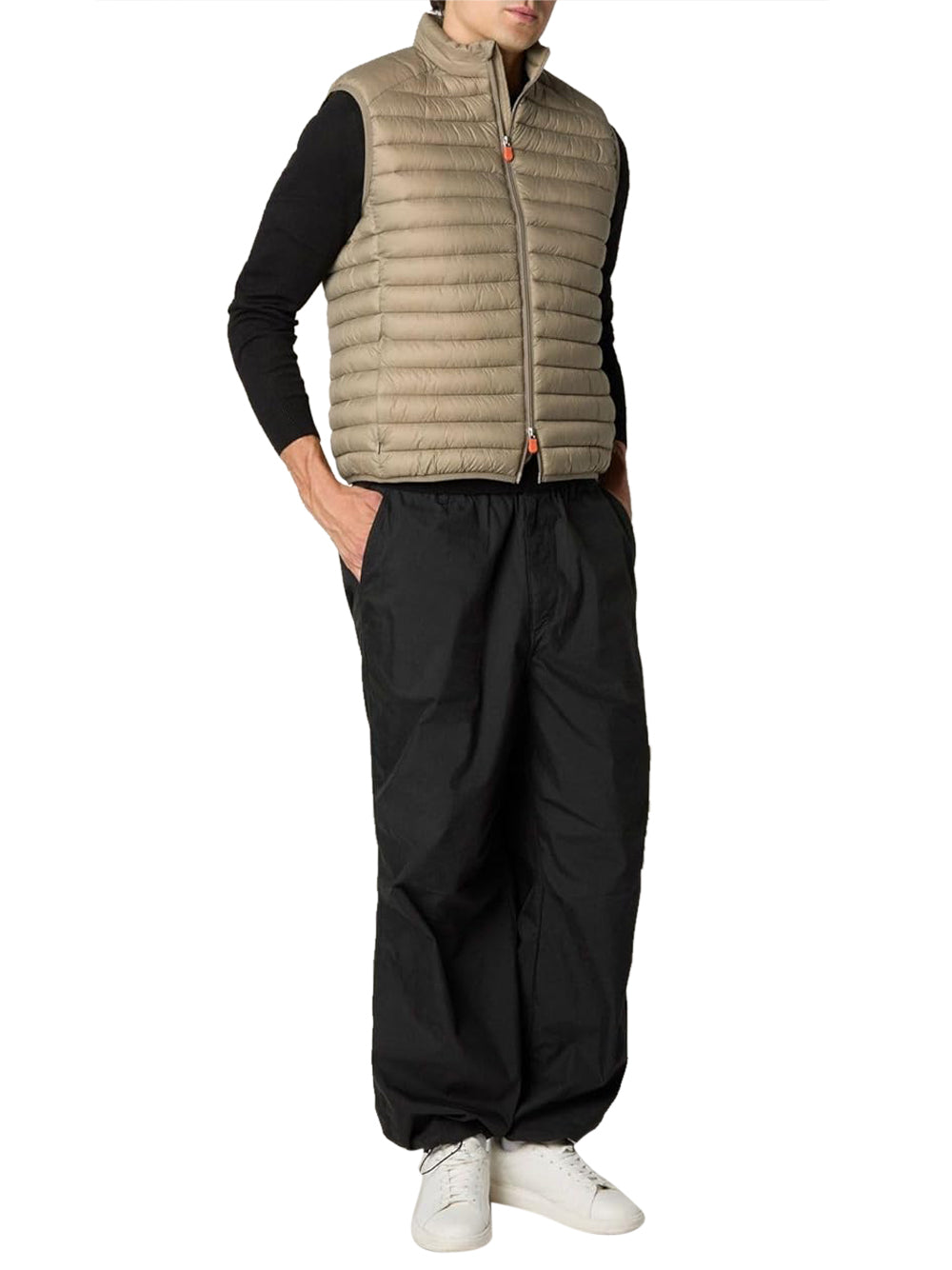 Save The Duck Smanicato Uomo Mod. D82410M ADAM-GIGA 40021 Fango Marrone