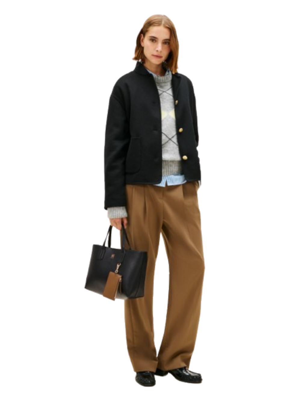Tommy Hilfiger Borsa Donna Mod. AW0AW18233 BDS Nero