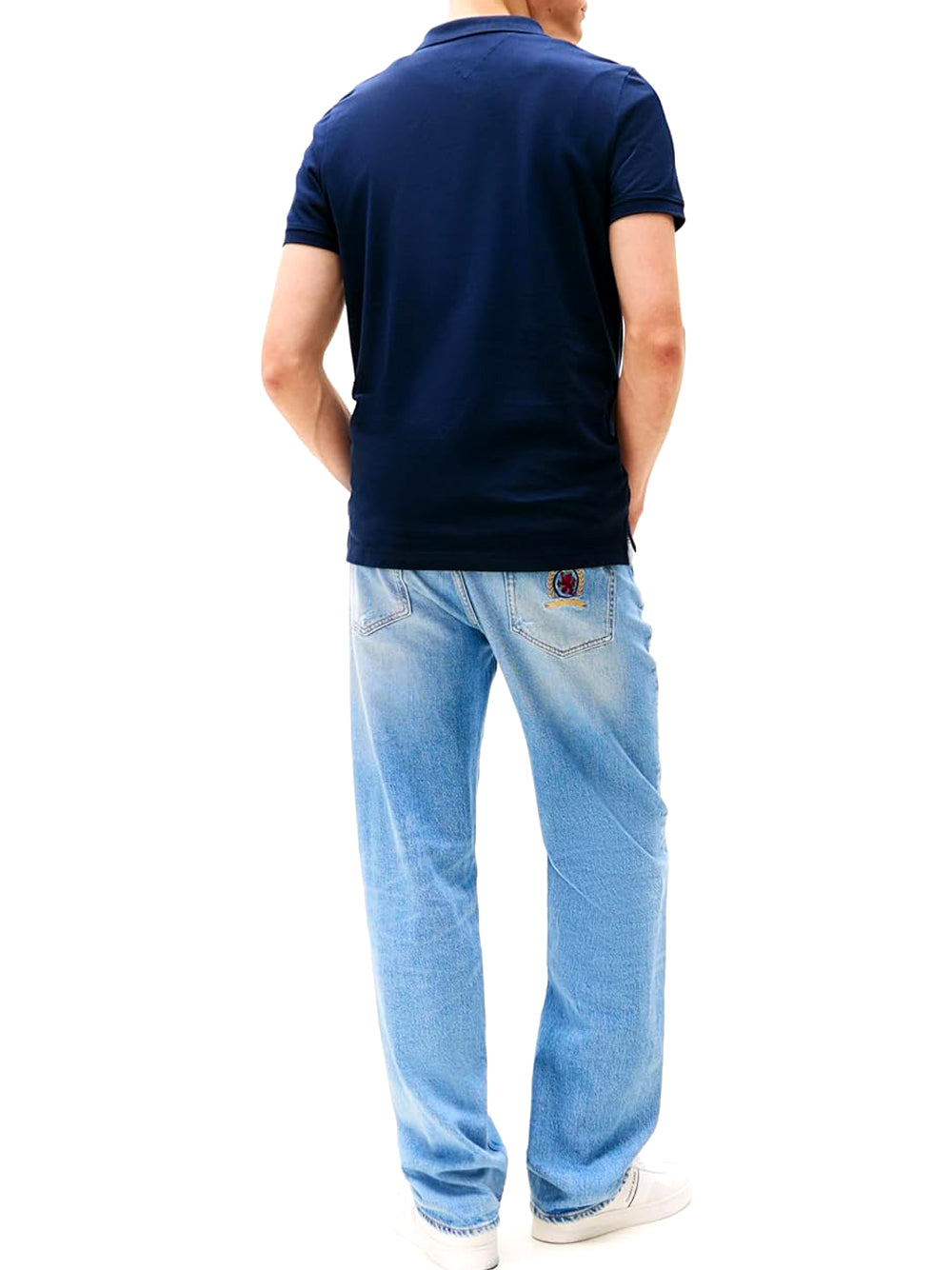 Tommy Hilfiger Polo Uomo Mod. DM0DM20676 C1G Dark Navy