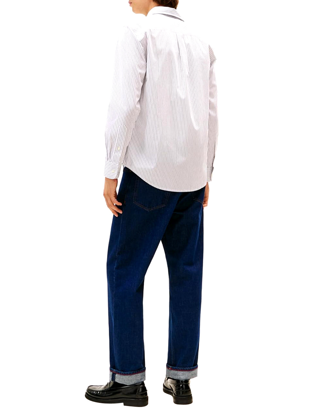 Tommy Hilfiger Camicia Manica Lunga Uomo Mod. MW0MW41399 0FA Bianco