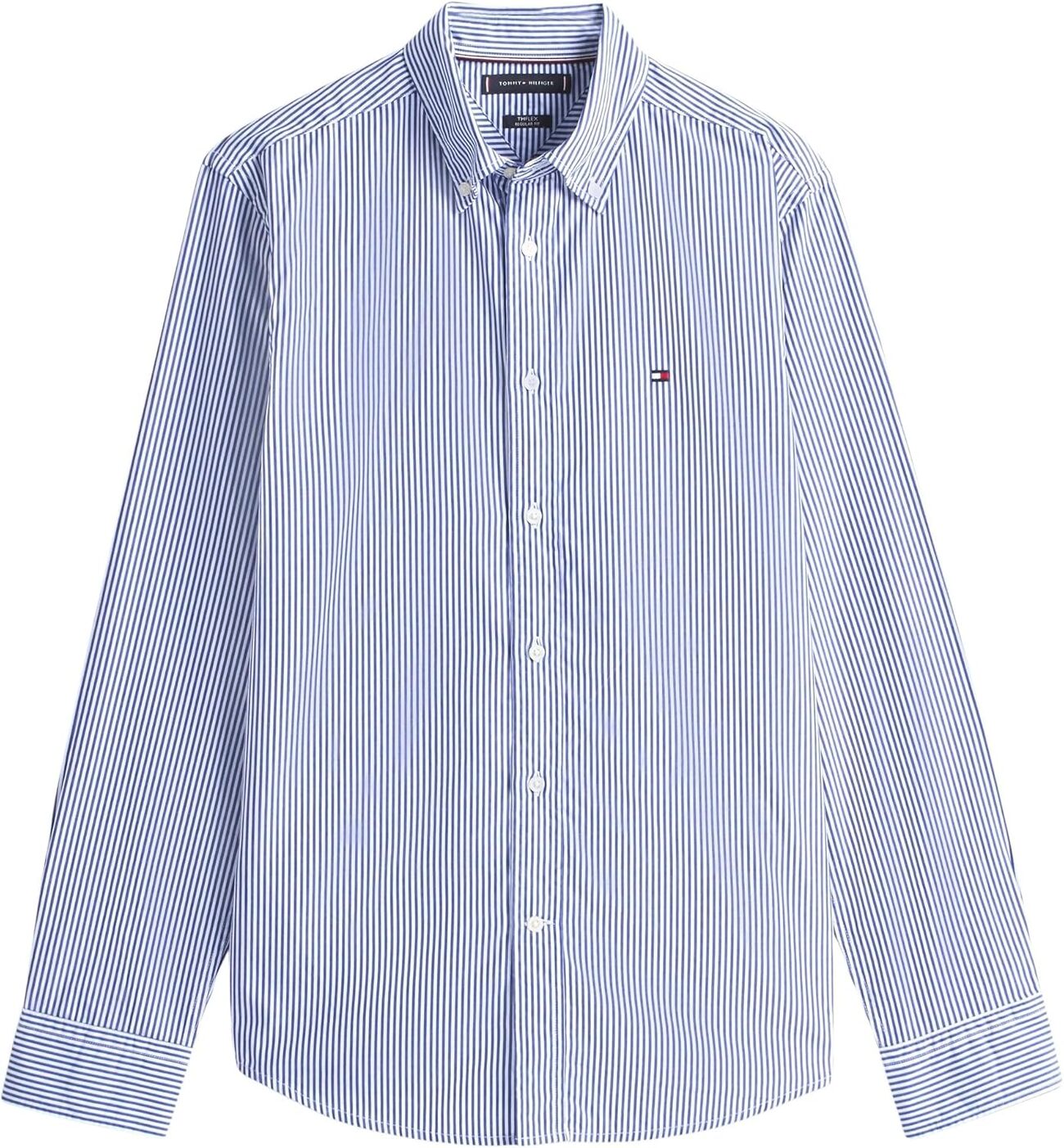 Tommy Hilfiger Camicia Manica Lunga Uomo Mod. MW0MW41403 0A4 Celeste Blu