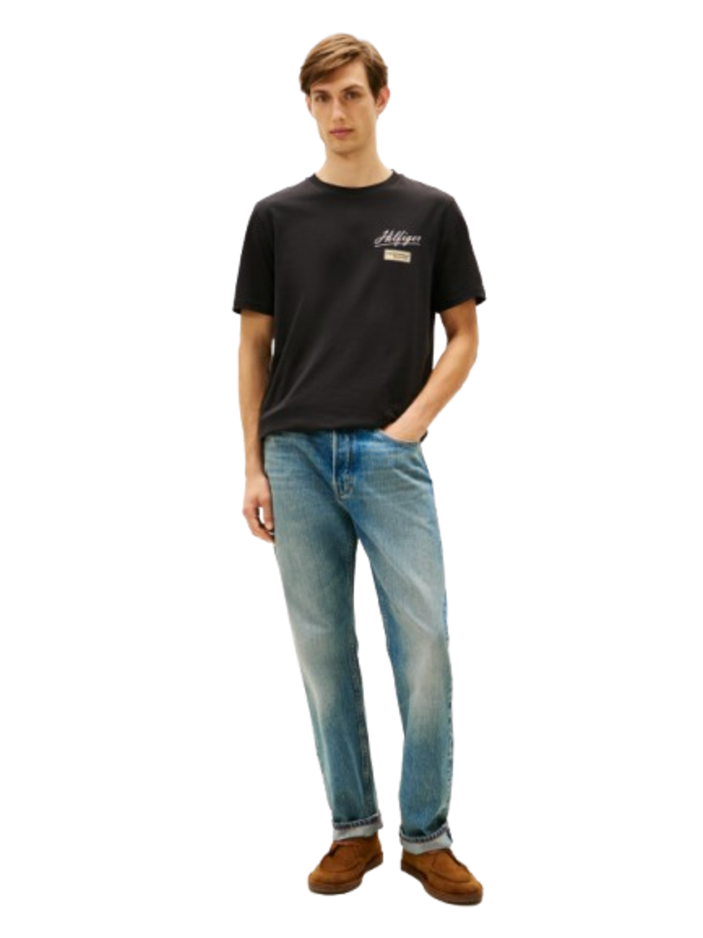 Tommy Hilfiger T-shirt Uomo Mod. MW0MW41471 BDS Nero