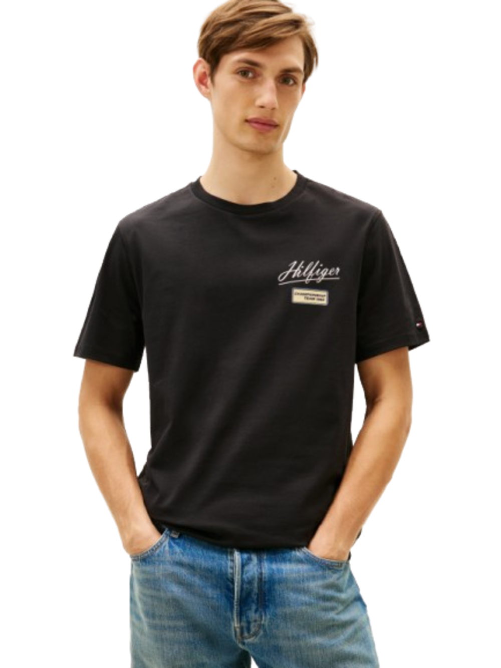 Tommy Hilfiger T-shirt Uomo Mod. MW0MW41471 BDS Nero