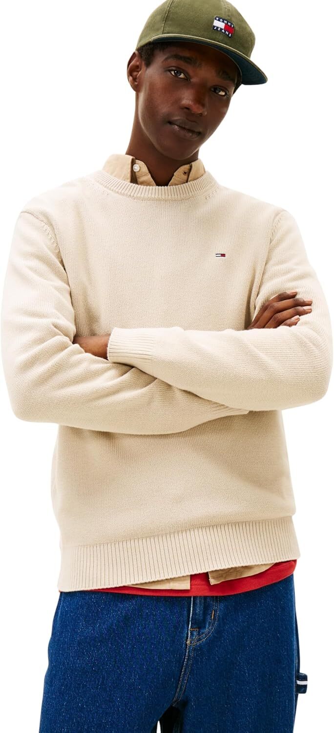 Tommy Hilfiger Tommy Hilfiger Maglione Girocollo Uomo Mod. DM0DM21787 ABY Beige
