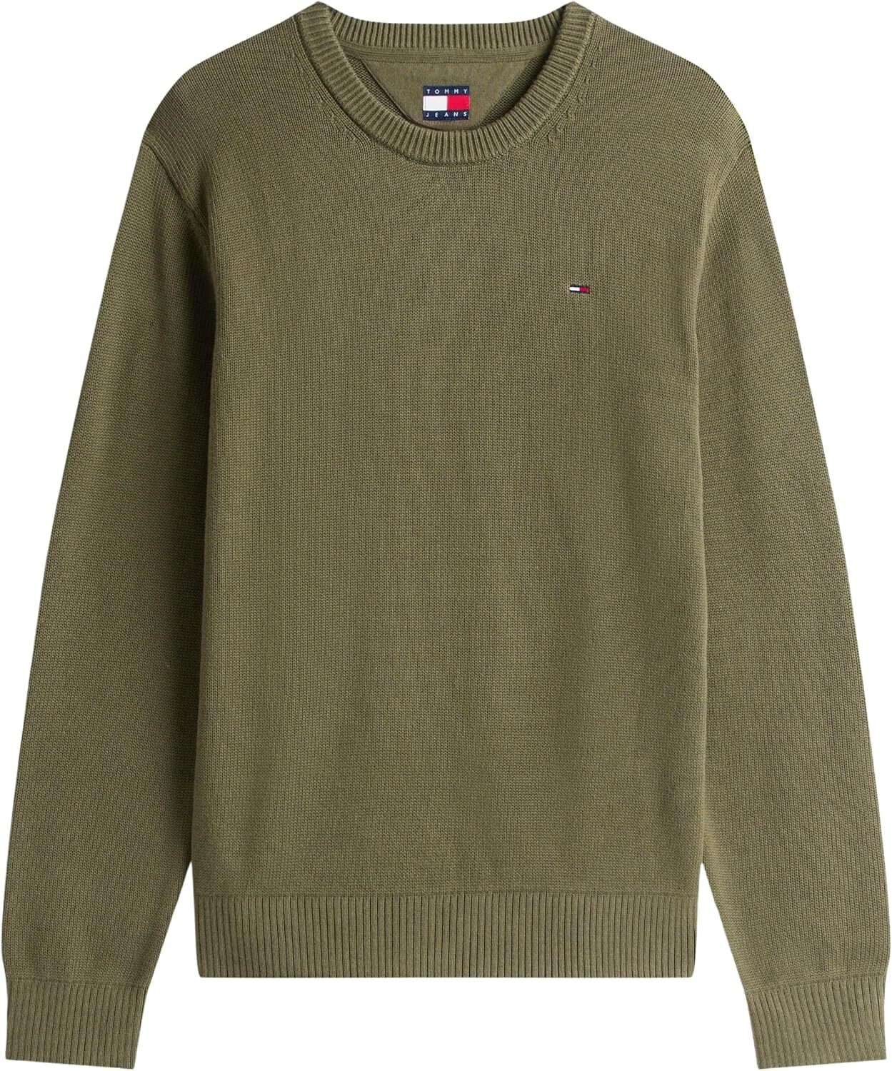 Tommy Hilfiger Tommy Hilfiger Maglione Girocollo Uomo Mod. DM0DM21787 GY1 Verde