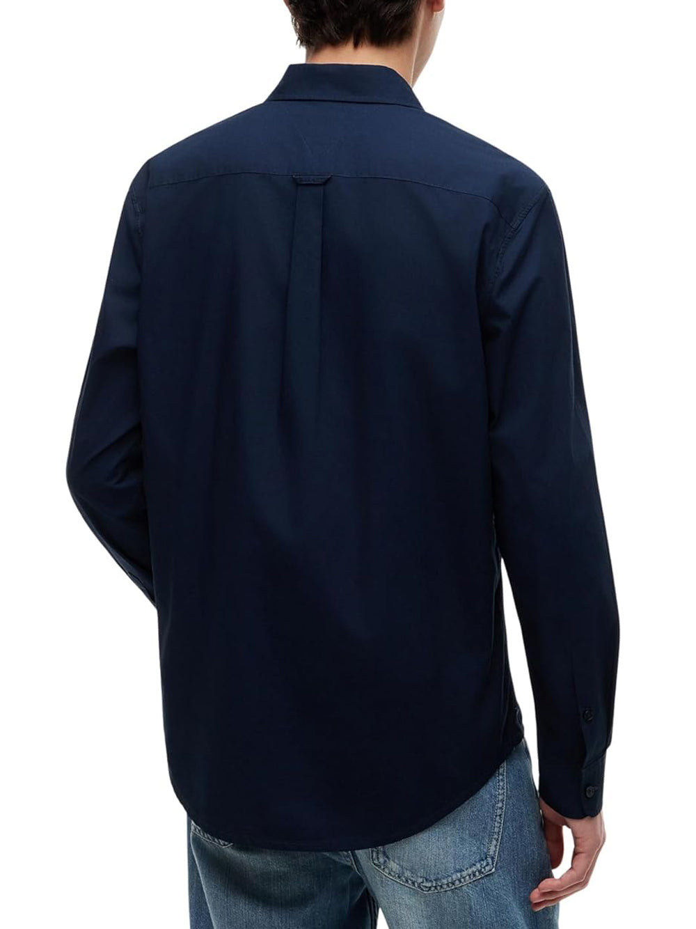 Tommy Hilfiger Tommy Hilfiger Camicia Manica Lungal Uomo Mod. DM0DM2206 C1G Blu