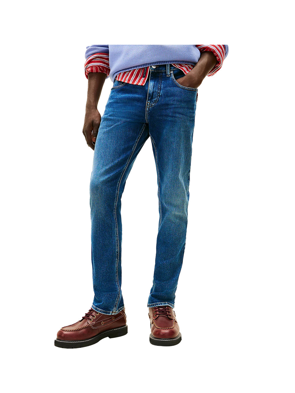 Tommy Hilfiger Tommy Hilfiger Jeans Uomo Mod. DM0DM22586 1BK Denim Blu