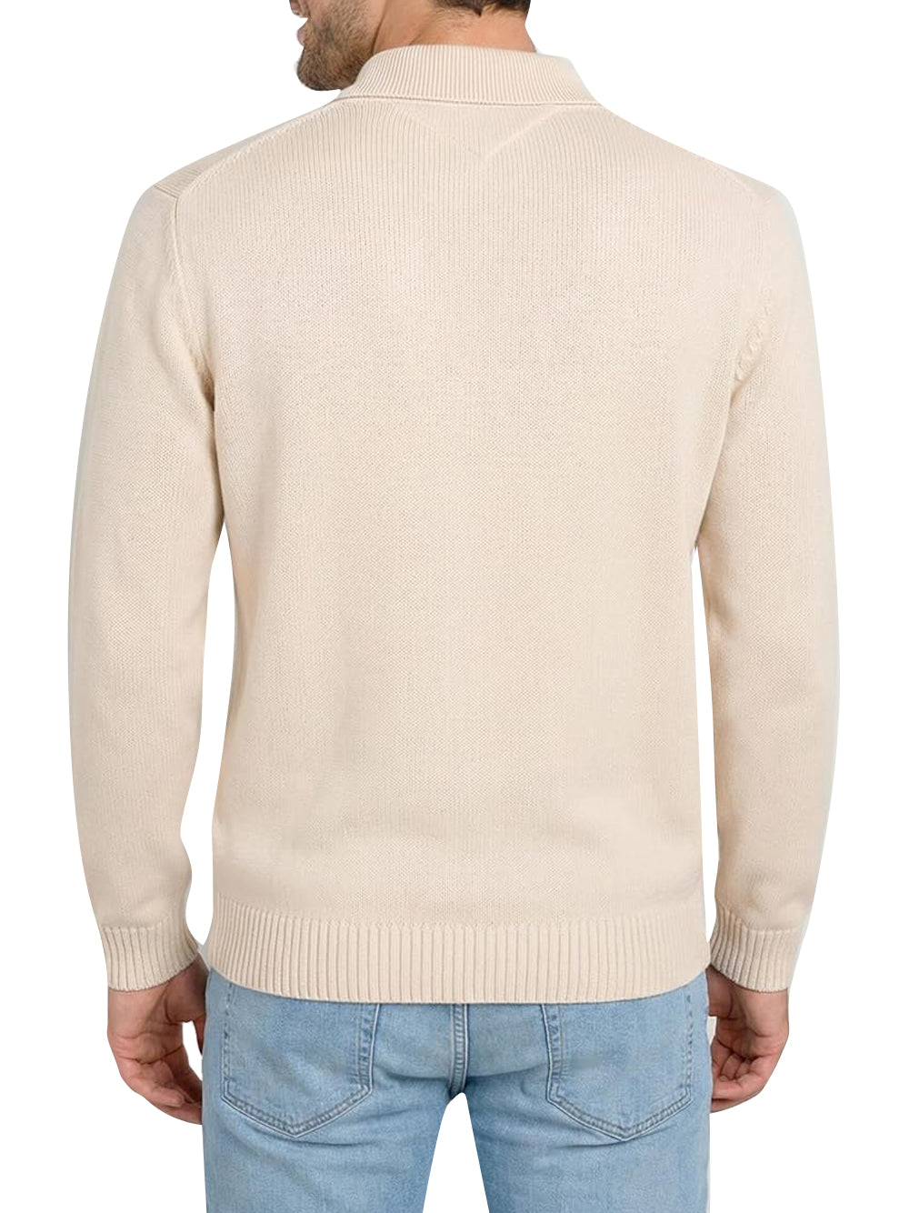 Tommy Hilfiger Tommy Hilfiger Polo Manica Lunga Uomo Mod. DM0DM22647 YBH Bianco