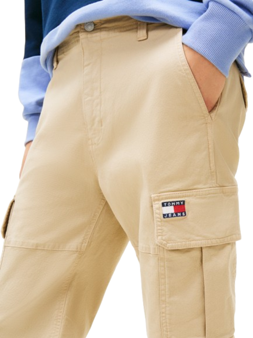Tommy Hilfiger Tommy Hilfiger Pantalone Cargo Uomo Mod. DM0DM22651 ABY Beige