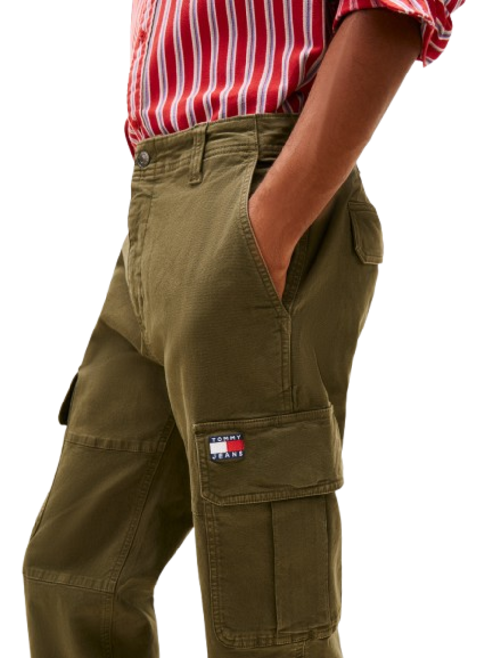 Tommy Hilfiger Tommy Hilfiger Pantalone Cargo Uomo Mod. DM0DM22651 GY1 Verde