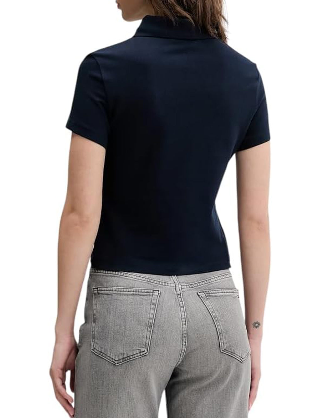 Tommy Hilfiger Tommy Hilfiger Polo Manica Corta Donna Mod. DW0DW21931 C1G Blu