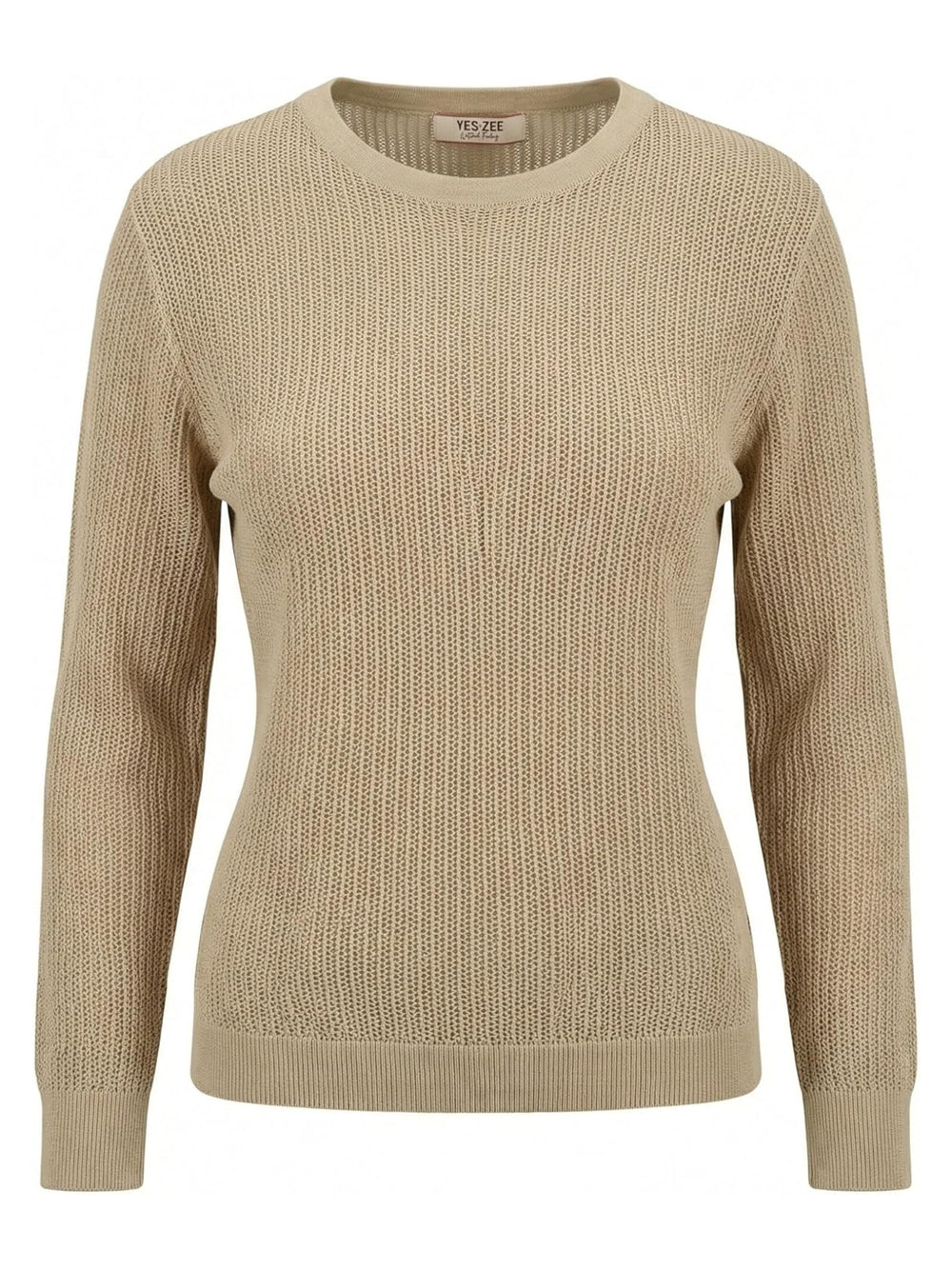 Yes Zee Maglia Donna Mod. M449 HF00 0222 Beige