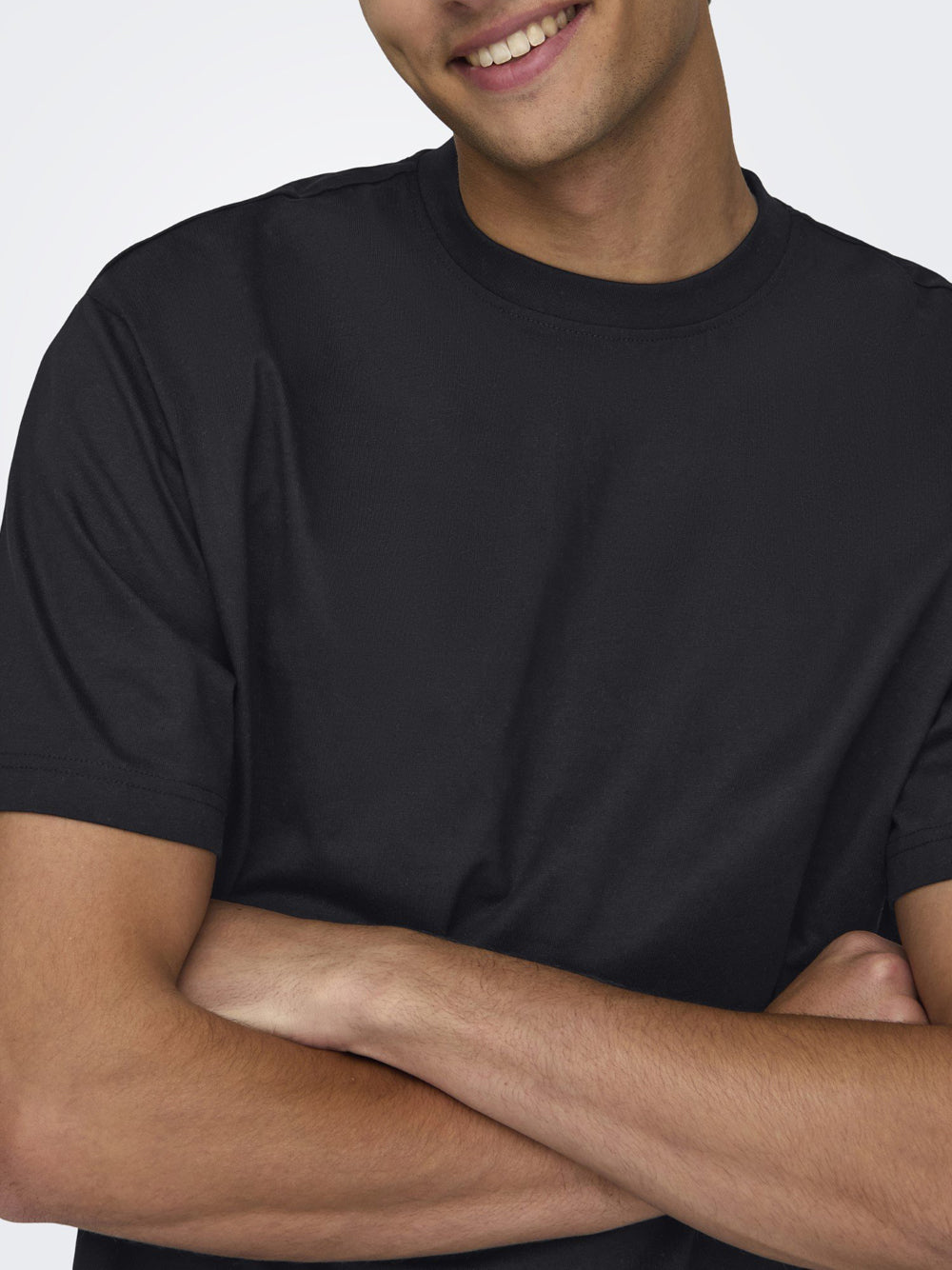 Only e Sons T-shirt Fred lofe relaxed Nero