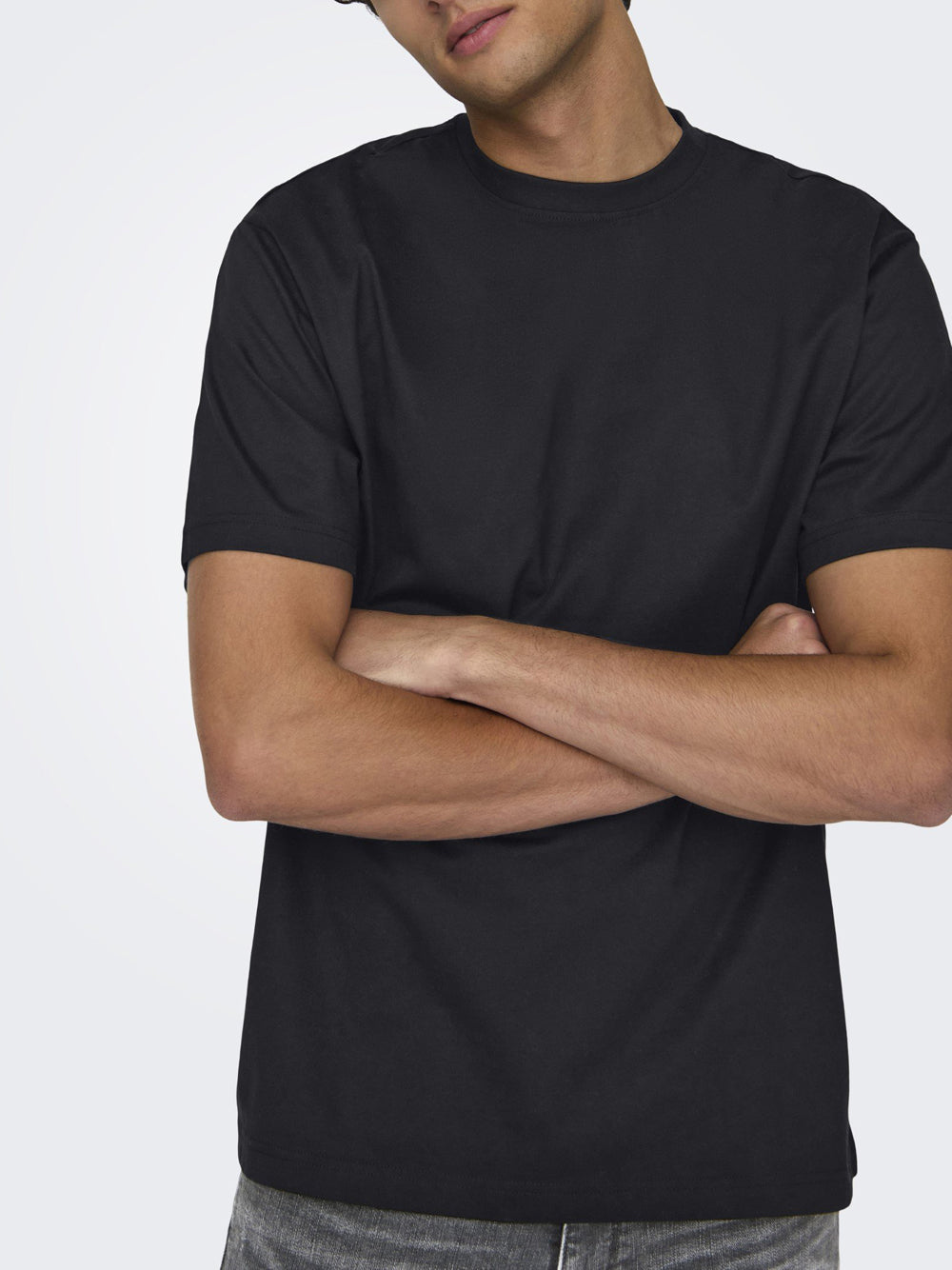 Only e Sons T-shirt Fred lofe relaxed Nero