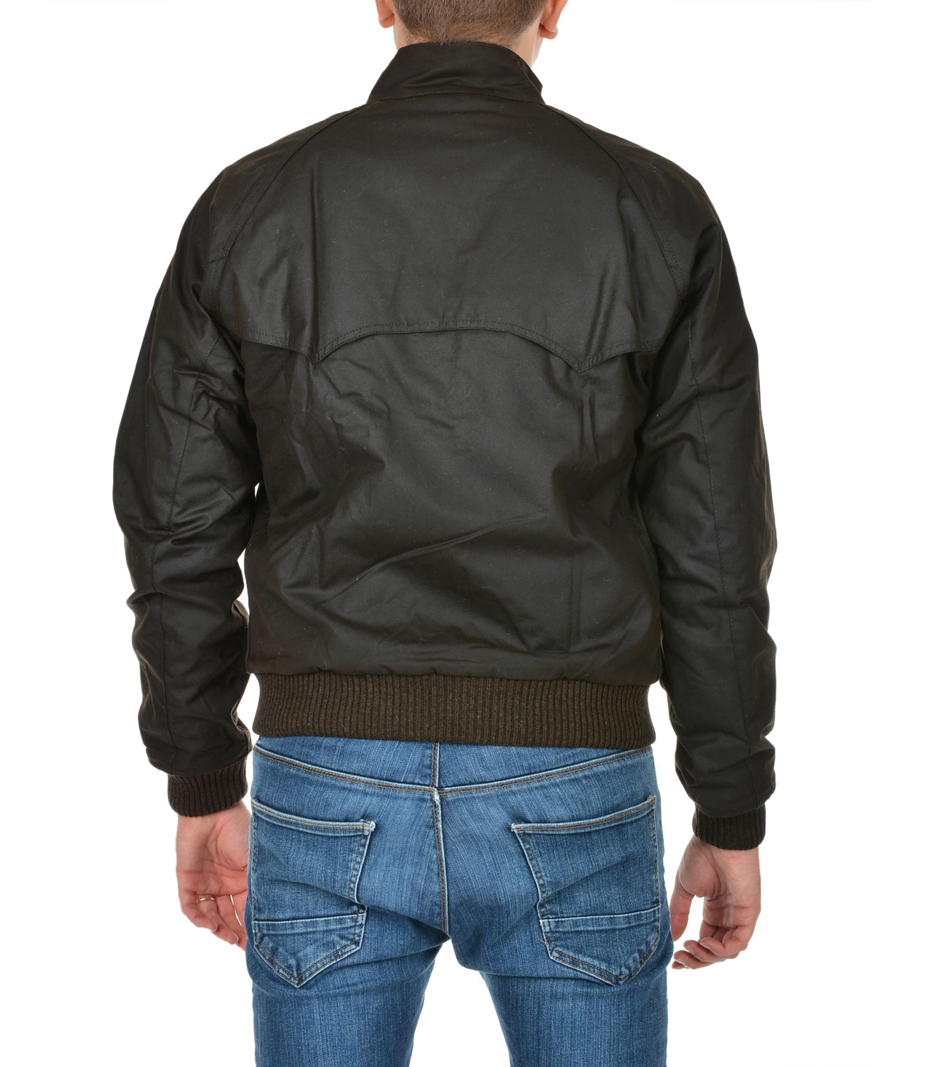 Barbour Bomber Merchant wax Verde