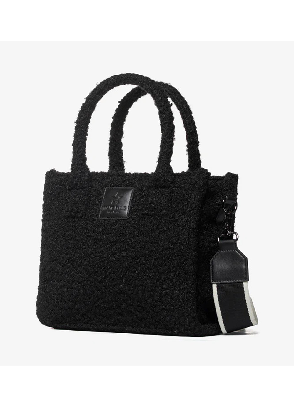 Marc Ellis Borsa Baby curls boucle Small Nero