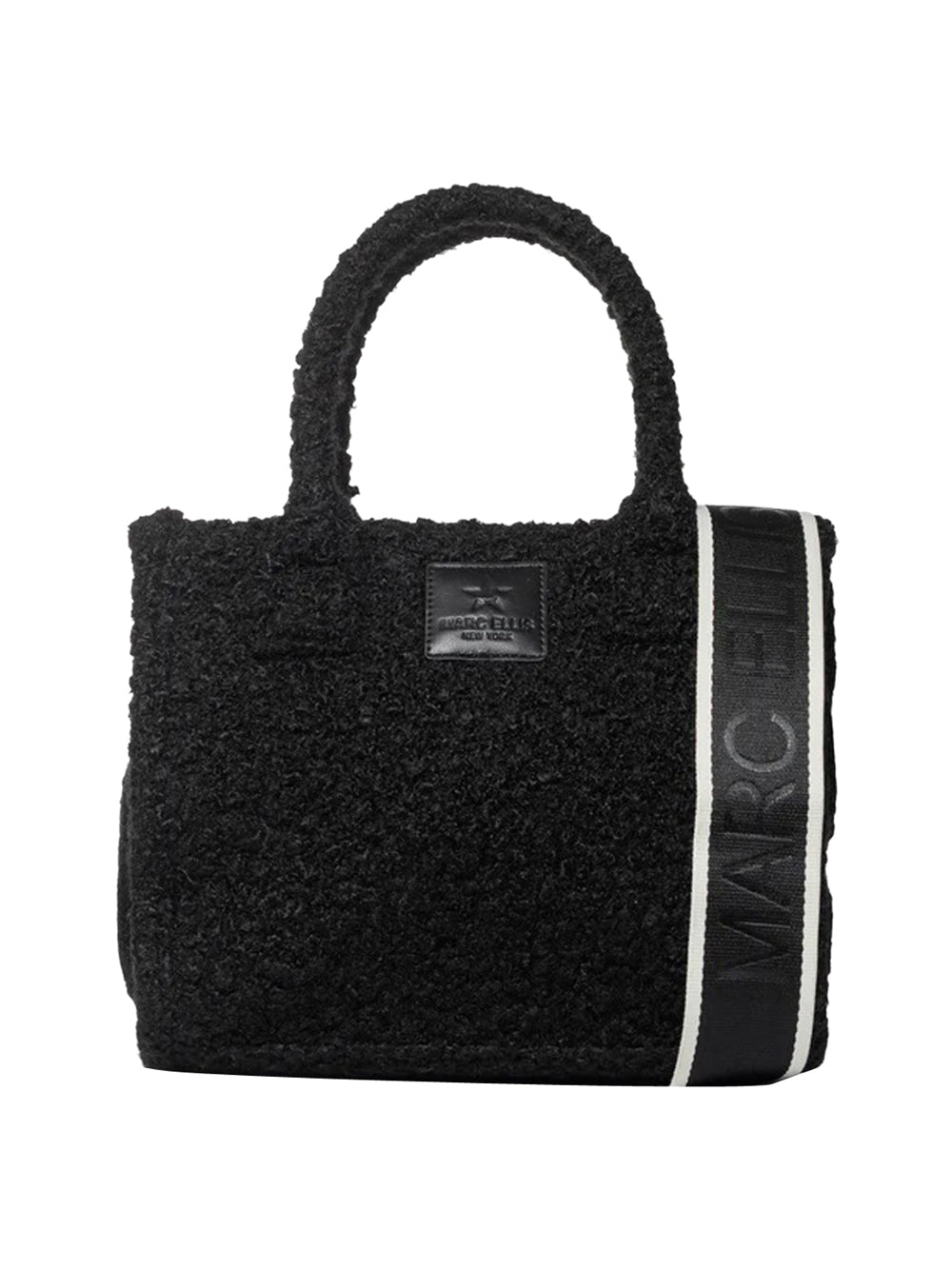 Marc Ellis Borsa Baby curls boucle Small Nero