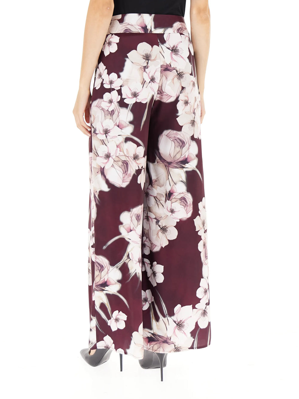 Rinascimento Pantaloni Baci bosel fantasia floreale
