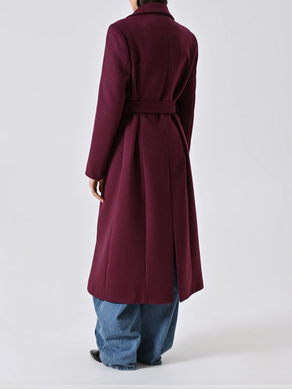 Rinascimento Cappotto Vestaglia Midi Rosso