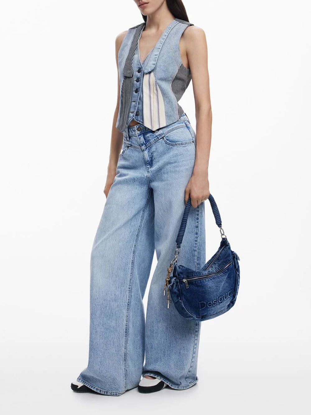Desigual Borsa Astana Blu